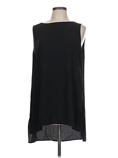 Pre-owned Eileen Fisher Sleeveless Blouse In Black
