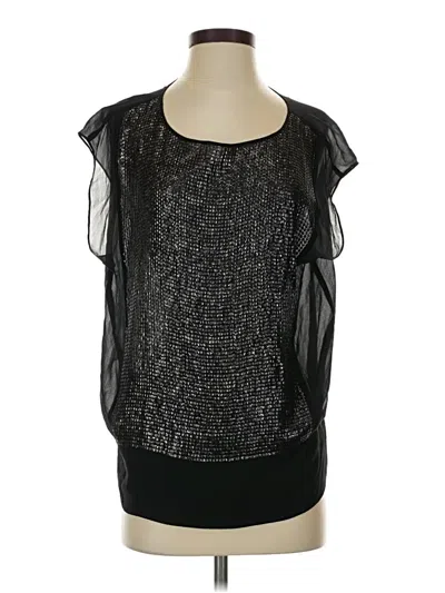 Pre-owned Eileen Fisher Sleeveless Blouse In Black