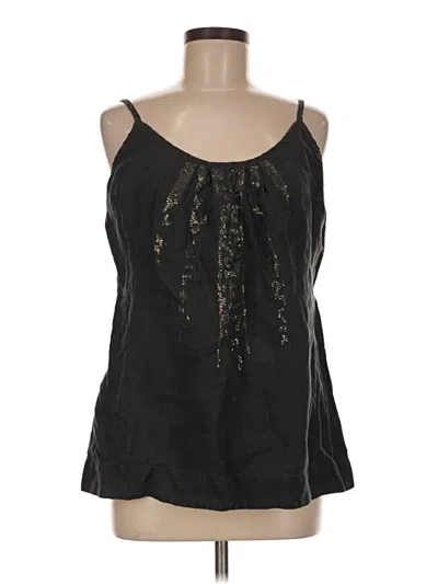 Pre-owned Eileen Fisher Sleeveless Blouse In Black
