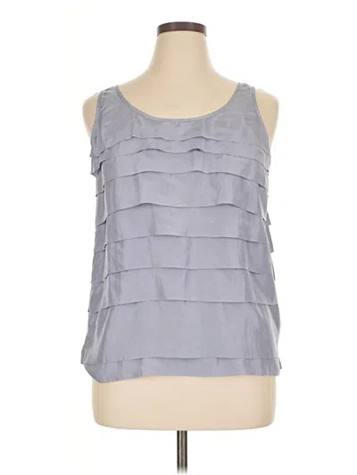 Pre-owned Eileen Fisher Sleeveless Blouse In Gray