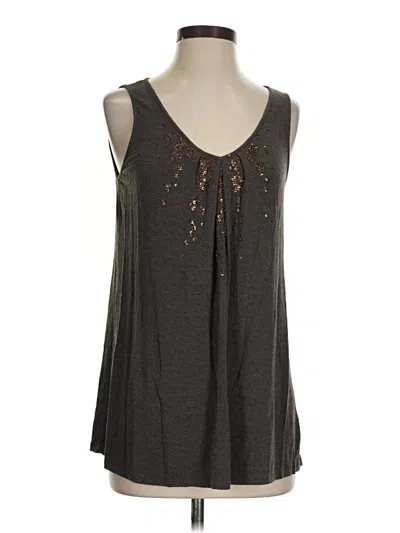 Pre-owned Eileen Fisher Sleeveless Blouse In Gray