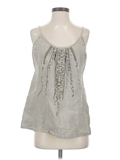 Pre-owned Eileen Fisher Sleeveless Blouse In Gray