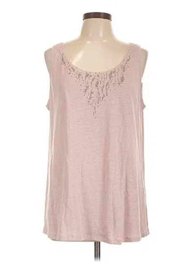 Pre-owned Eileen Fisher Sleeveless Blouse In Pink