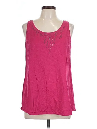 Pre-owned Eileen Fisher Sleeveless Blouse In Pink