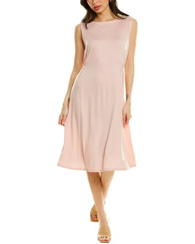 Eileen Fisher Sleeveless Midi Dress In Pink