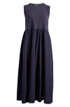 Eileen Fisher Sleeveless Organic Cotton Midi Dress