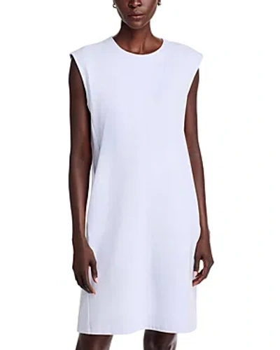 Eileen Fisher Sleeveless Round Neck Dress In Wisteria