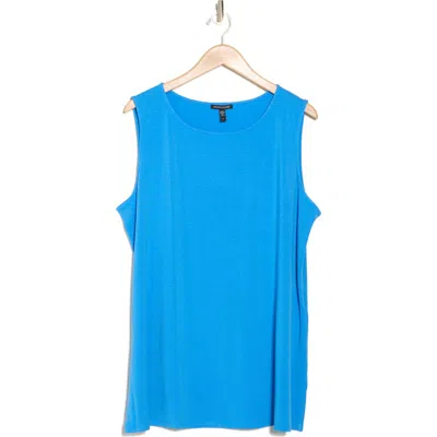 Eileen Fisher Sleeveless Silk Tunic In Calypso