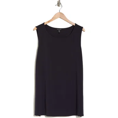 Eileen Fisher Sleeveless Silk Tunic In Nocturne