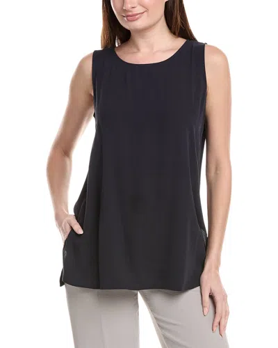 EILEEN FISHER EILEEN FISHER SLEEVELESS SILK TUNIC TANK