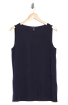 Eileen Fisher Sleeveless Silk Tunic Top
