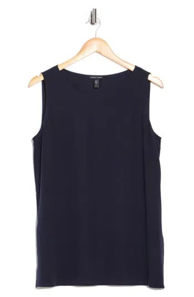 Eileen Fisher Sleeveless Silk Tunic Top