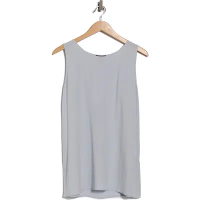 Eileen Fisher Sleeveless Silk Tunic Top In Multi