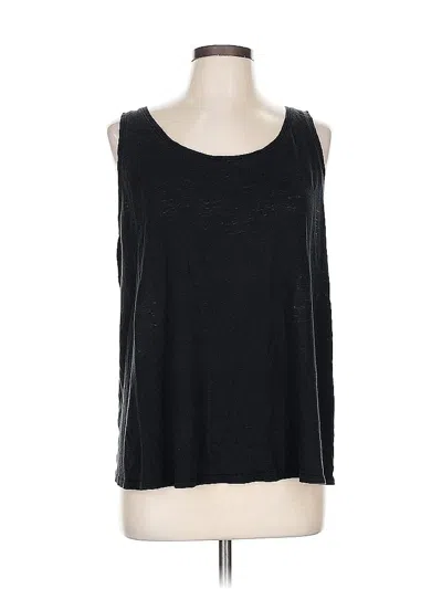 Pre-owned Eileen Fisher Sleeveless T-shirt In Black