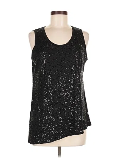 Pre-owned Eileen Fisher Sleeveless T-shirt In Black