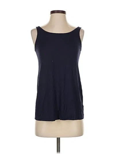 Pre-owned Eileen Fisher Sleeveless T-shirt In Blue