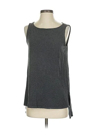 Pre-owned Eileen Fisher Sleeveless T-shirt In Gray