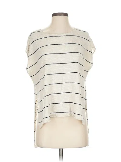 Pre-owned Eileen Fisher Sleeveless T-shirt In White