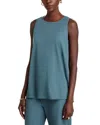 Eileen Fisher Sleeveless Top In Eucalyptus