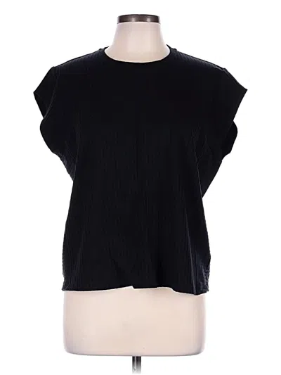 Pre-owned Eileen Fisher Sleeveless T-shirt In Black
