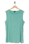 Eileen Fisher Sleeveless Tunic In Sea Green