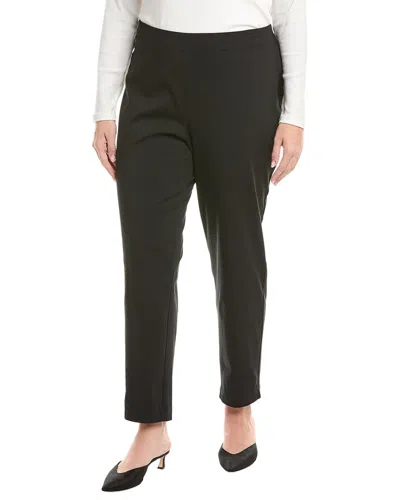 Eileen Fisher Slim Ankle Pant In Black