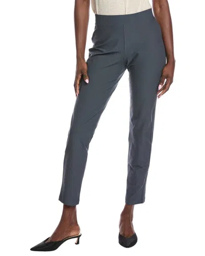Eileen Fisher Slim Ankle Pant In Blue