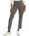 Eileen Fisher Slim Ankle Pant In Green