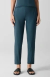 Eileen Fisher Slim Ankle Pants In Blue