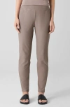 Eileen Fisher Slim Ankle Pants In Brown