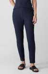 Eileen Fisher Slim Ankle Pants In Blue