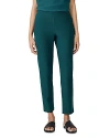 Eileen Fisher Slim Ankle Stretch Crepe Pants In Agean