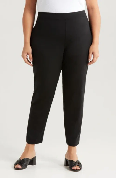 Eileen Fisher Slim Ankle Pants In Black