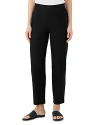 Eileen Fisher Slim Ankle Pants In Black