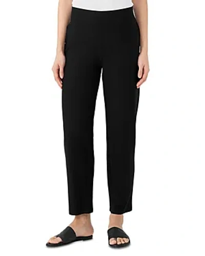 Eileen Fisher Slim Ankle Pants In Black