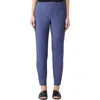 Eileen Fisher Slim Ankle Pants In Bluette