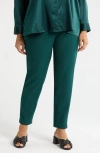 Eileen Fisher Slim Ankle Pants In Fir