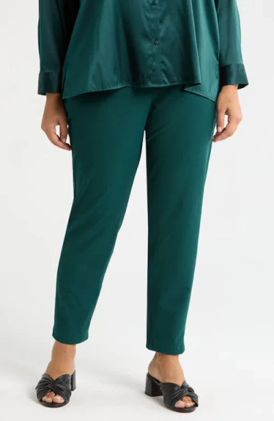 Eileen Fisher Slim Ankle Pants In Fir