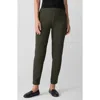 Eileen Fisher Slim Ankle Pants In Green