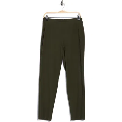 Eileen Fisher Slim Ankle Pants In Green