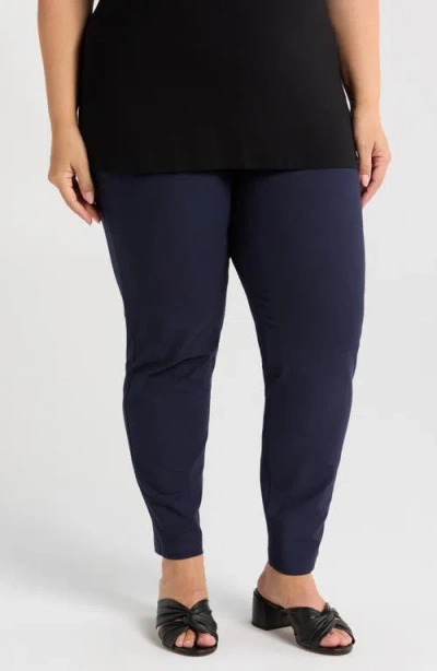 Eileen Fisher Slim Ankle Pants In Ink
