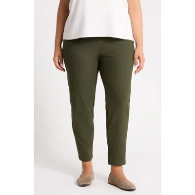 Eileen Fisher Slim Ankle Pants In Multi
