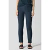 Eileen Fisher Slim Fit Ankle Pants In Deep Adriatic