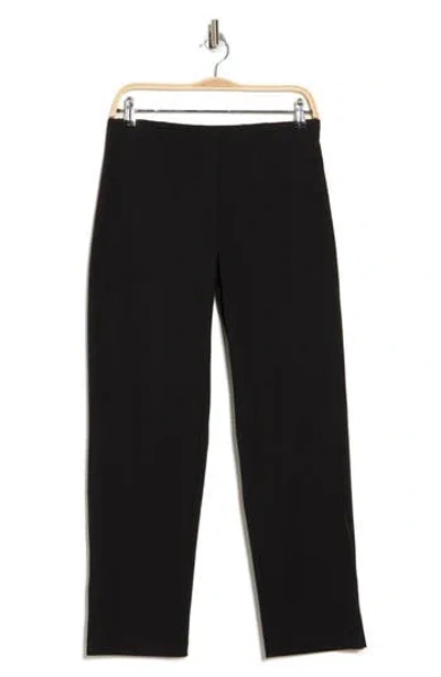 Eileen Fisher Hi Waisted Slim Crop Pant In Black