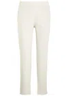 Eileen Fisher Slim-leg Trousers In Cream