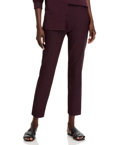 Eileen Fisher Slim Pants In Cassis