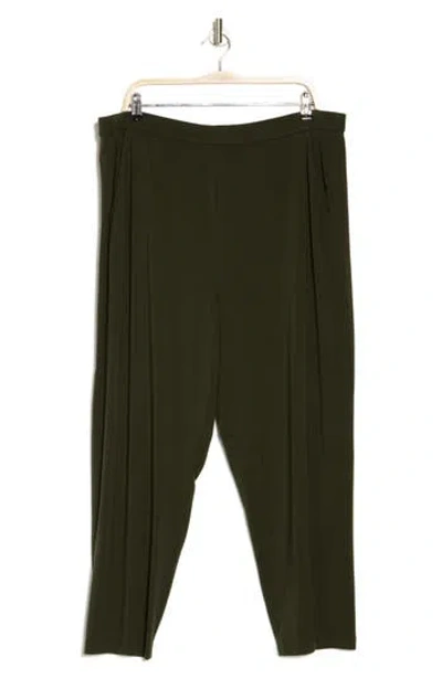Eileen Fisher Slim Slouchy Ankle Pants In Green