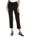 Eileen Fisher Slim Velveteen Pant In Black
