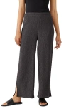 Eileen Fisher Slit Hem Plissé Ankle Pants
