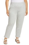 Eileen Fisher Slouch Fleece Ankle Pants In Dark Pearl